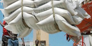 Workers offload imported sugar at the port of Mombasa. Comesa has already gazetted transit goods routes, which have been geo-fenced and trucks following these routes will be monitored. Photo/File  Nation Media Group