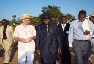 Is Nigerian's President Goodluck Jonathan on the road to success?  - Photograph by IITA Image Library