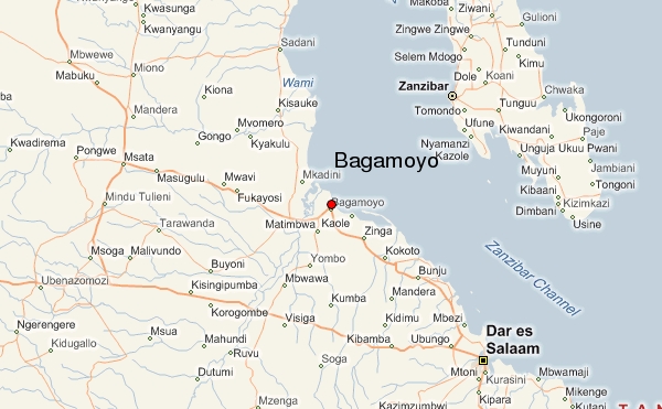 bagamoyo-map