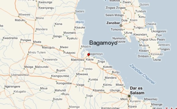 bagamoyo-map