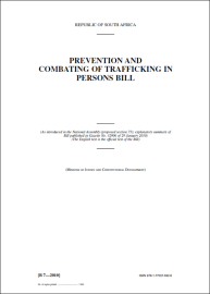 PREVENTION AND COMBATING OF TRAFFICKING IN PERSONS BILL