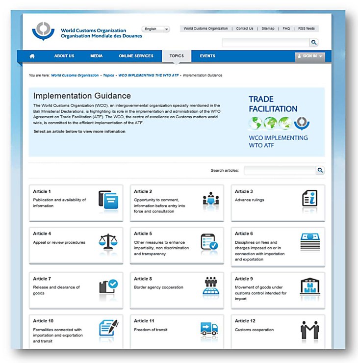 WCO Trade Facilitation Implementation Guidance 1