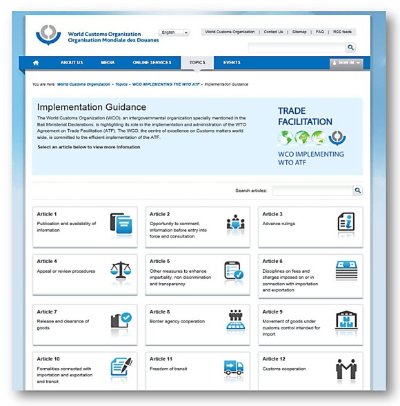 WCO Trade Facilitation Implementation Guidance 1