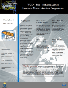 WCO Sub-Saharan Customs Modernisation Programme Newsletter
