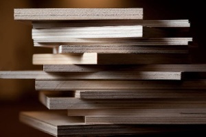 Laminated wood
